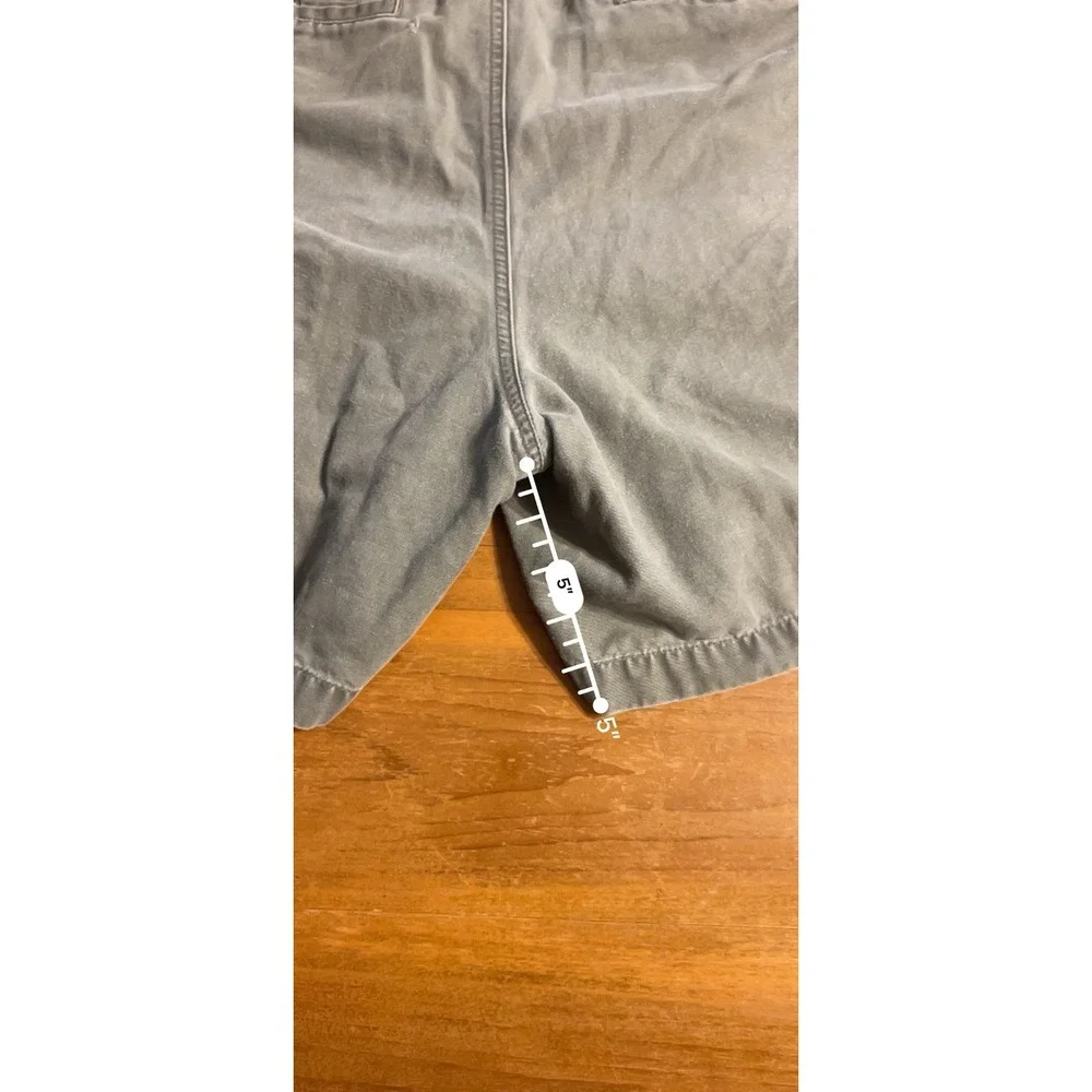 Columbia Sportswear Men XL Gray Khaki Cargo Flat‎ Front Outdoor Camping Shorts